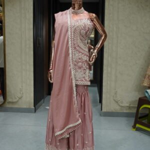 Pink Sharara Suit