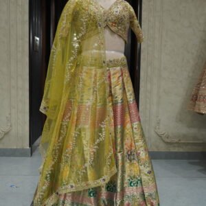 Crop Top Lehenga Set