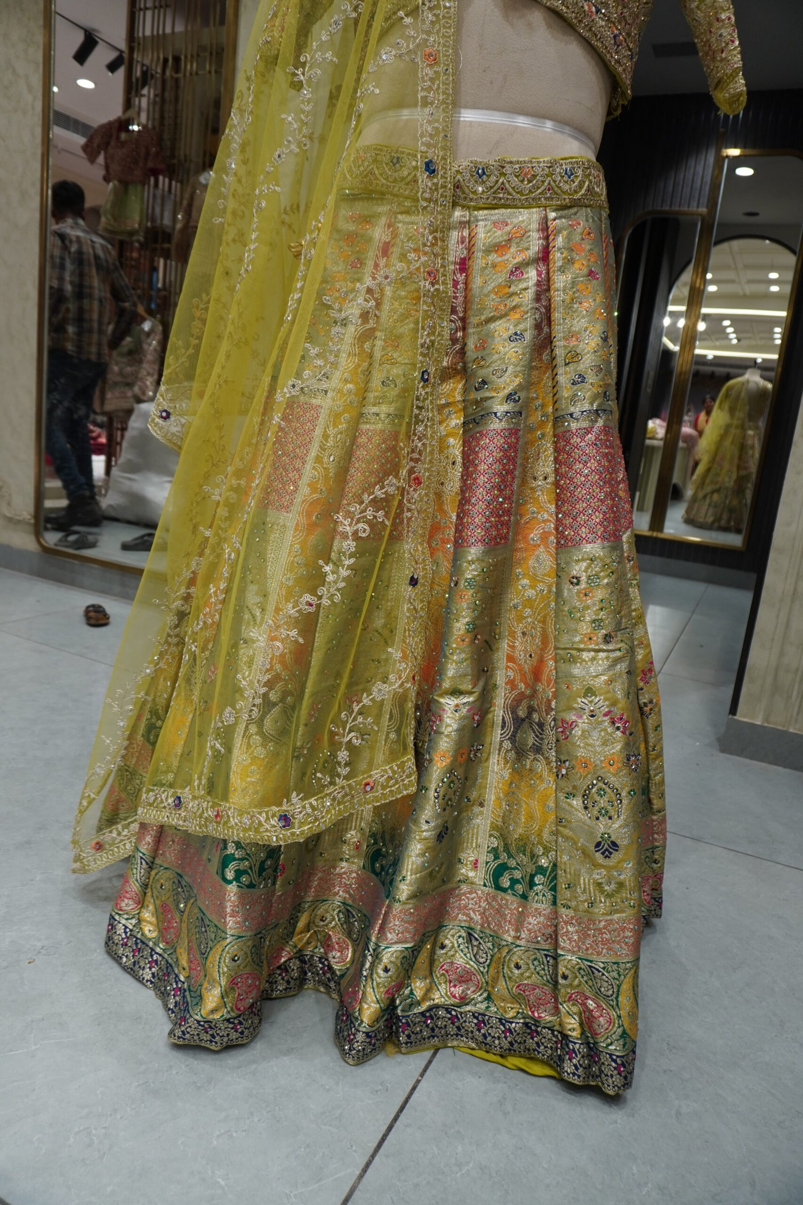 Crop Top Lehenga Set - Image 5