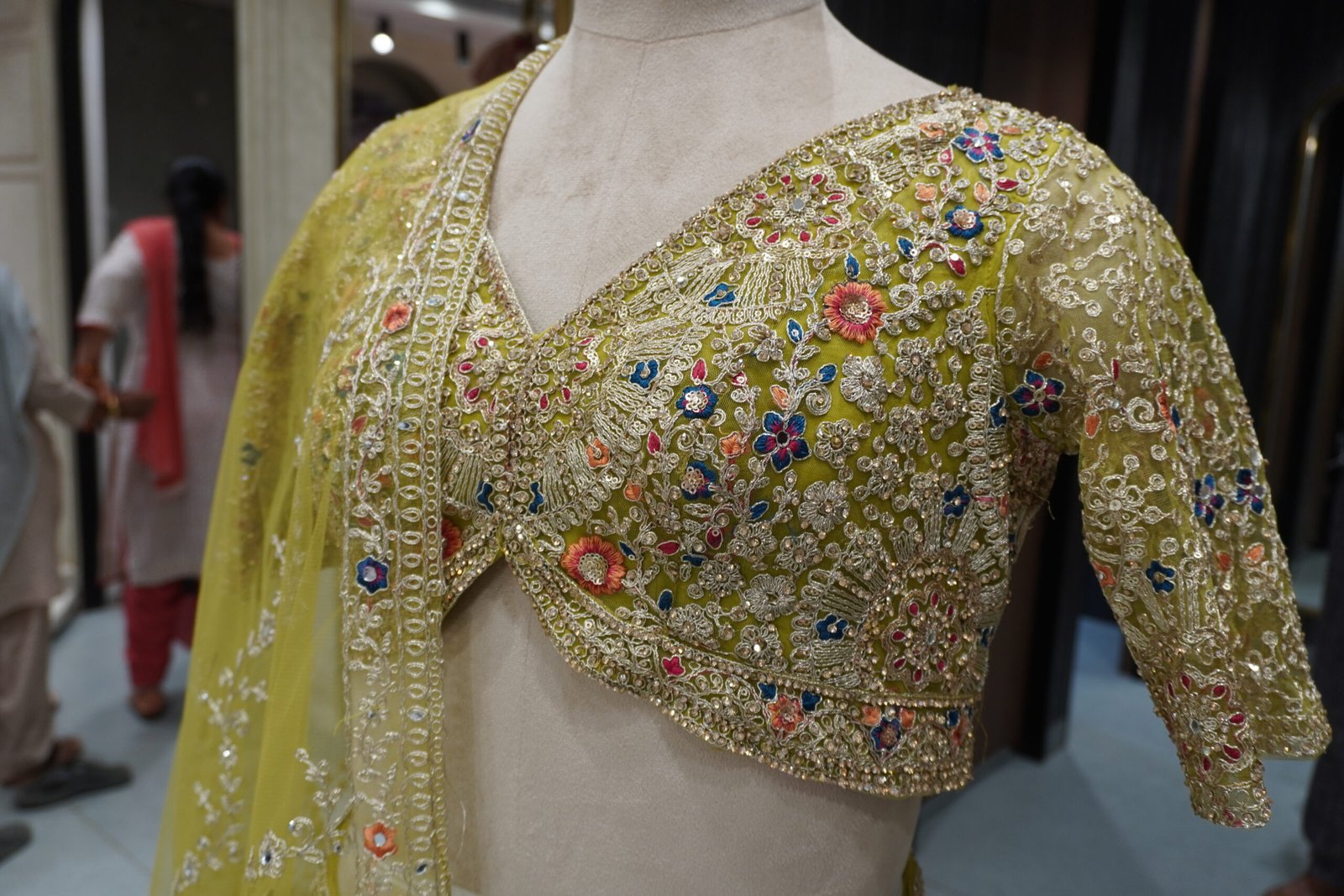 Crop Top Lehenga Set - Image 6