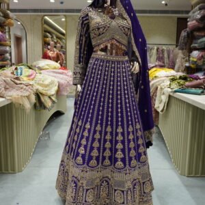 Crop Top Lehenga Set