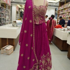 Crop Top Lehenga Set