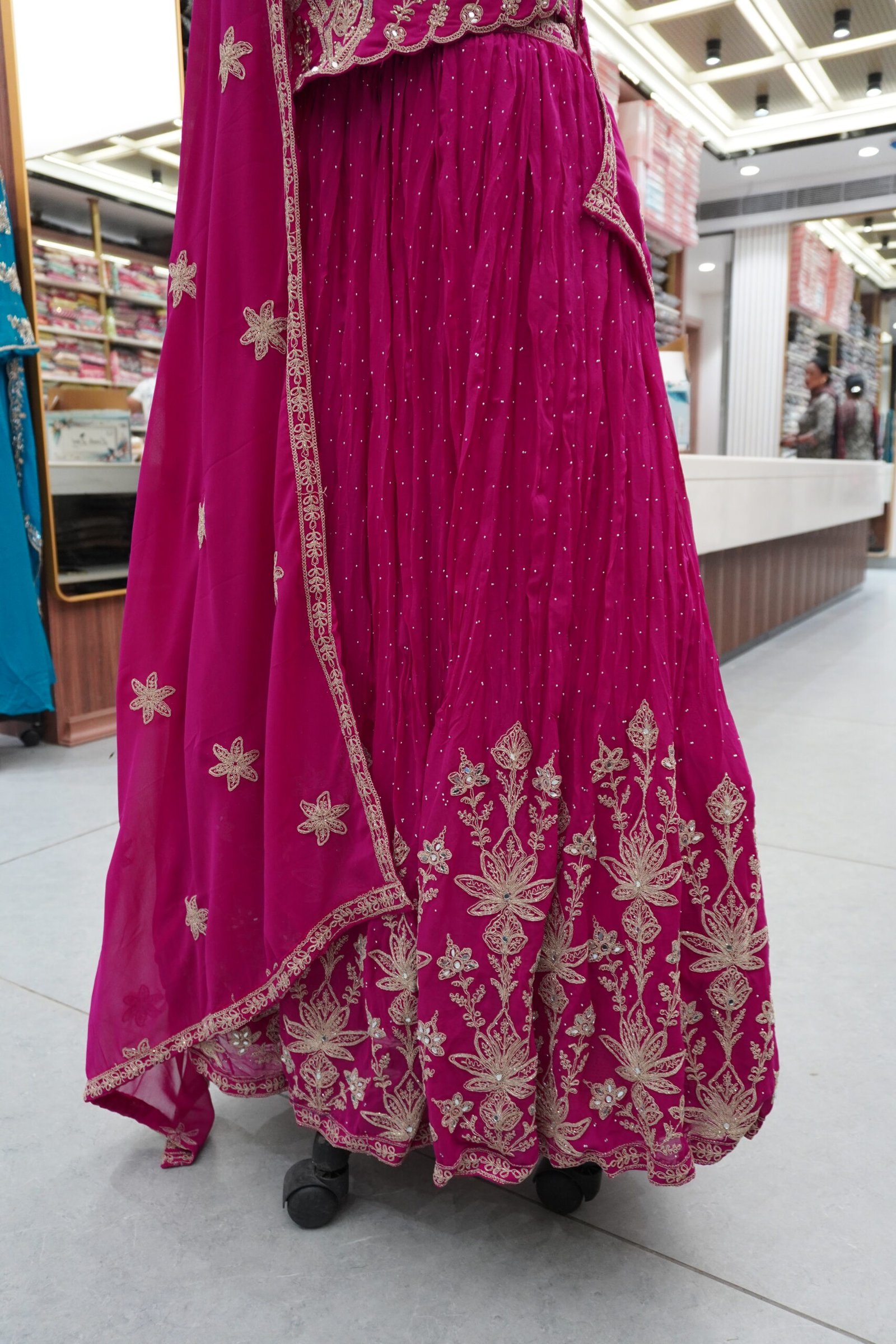 Crop Top Lehenga Set - Image 5