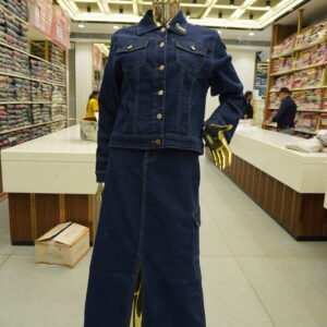 Denim Western Dress