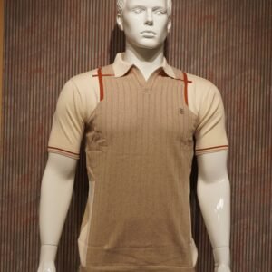 Men’s T-Shirt (Beige & Cream)