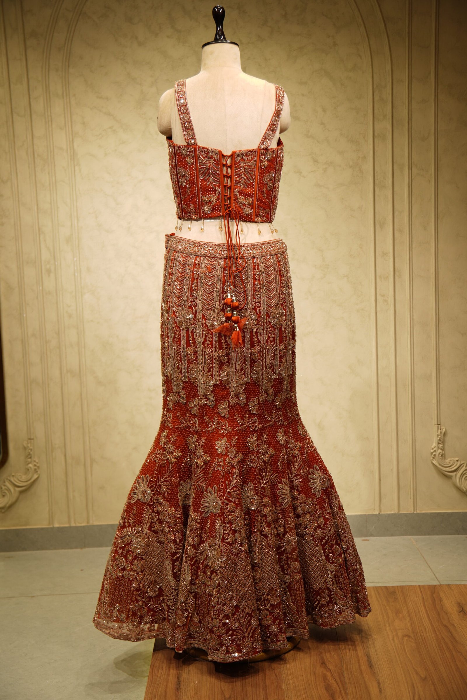 Women’s Designer Bridal Lehenga Set - Image 3
